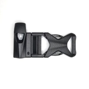 15mm side release buckle with whistle