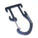 Aluminium accessory carabiner for 25mm webbing