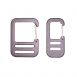 Adjustable aluminium Key clip 10mm 20mm