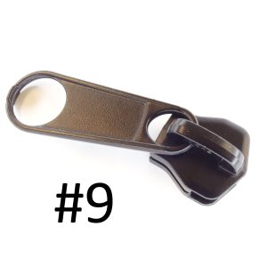 #9 METAL slider (non-locking) for Molded zip